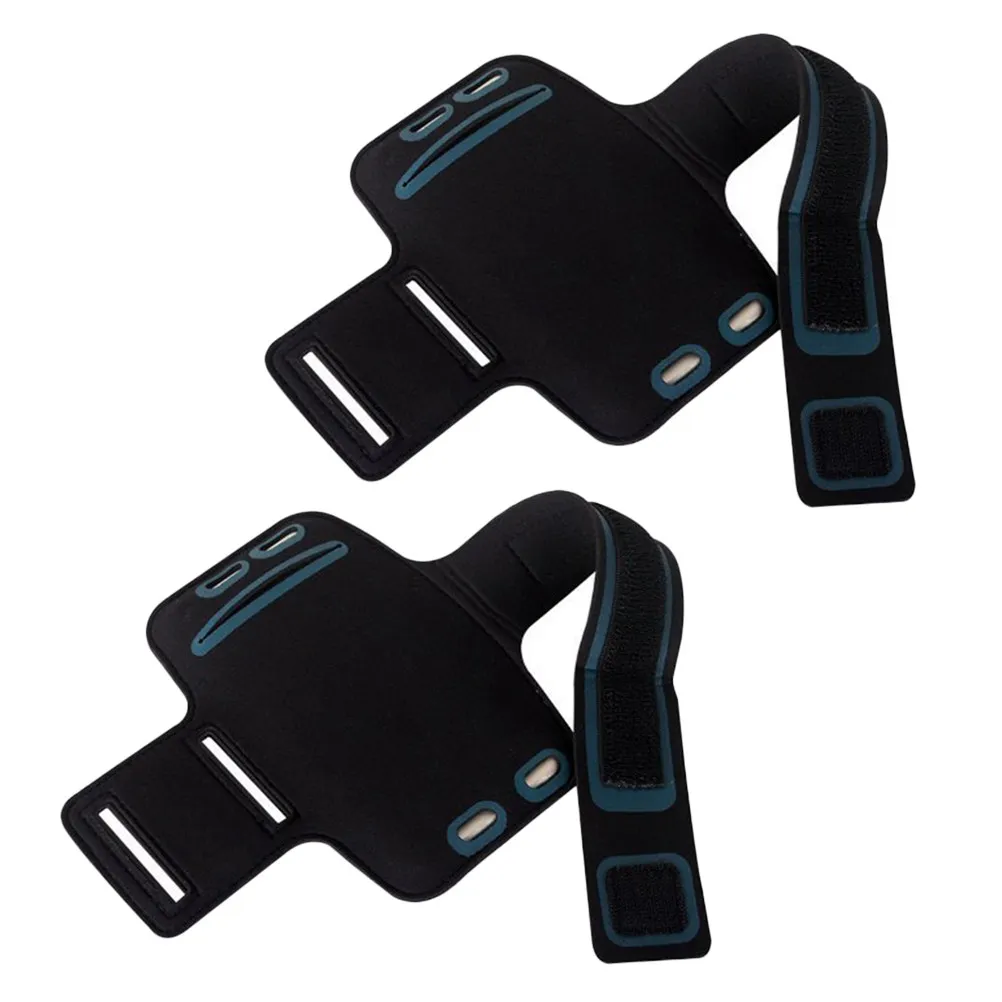 

2Pcs Waterproof Sports Armband Lightweight Compatible 4.5-5.3 Inch Phone Pouch Sweatproof Running Gym Exercise Holder