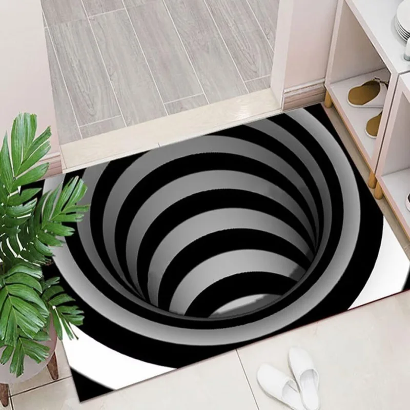 859/10000 Real-Time Translation Translation Halloween 3D visual illusion area floor to ceiling doormat fun carpet anti slip foo