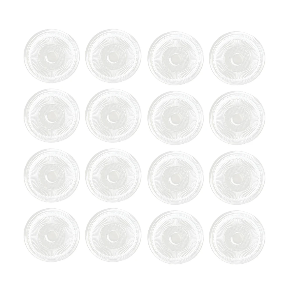 

50pcs 19.4Cm Plastic Round Serving Tray Transparent Food Display Dish For Cake Fruit Dessert Party Picnic Home Kitchen Use