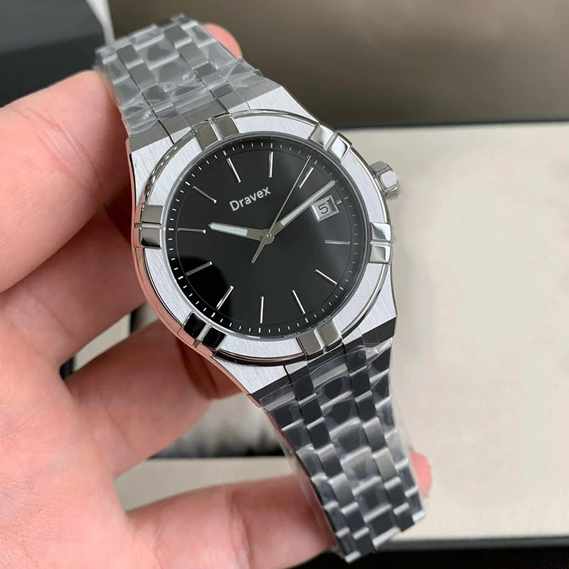 오리지널 싱글 ML AIKON 패션 남성용 시계, 스테인리스 스틸 시계줄 방수 발광 비즈니스 쿼츠 시계 AI1108