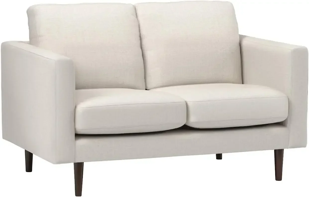 Amazon Brand - Rivet Revolve Modern Upholstered Loveseat Sofa, 56