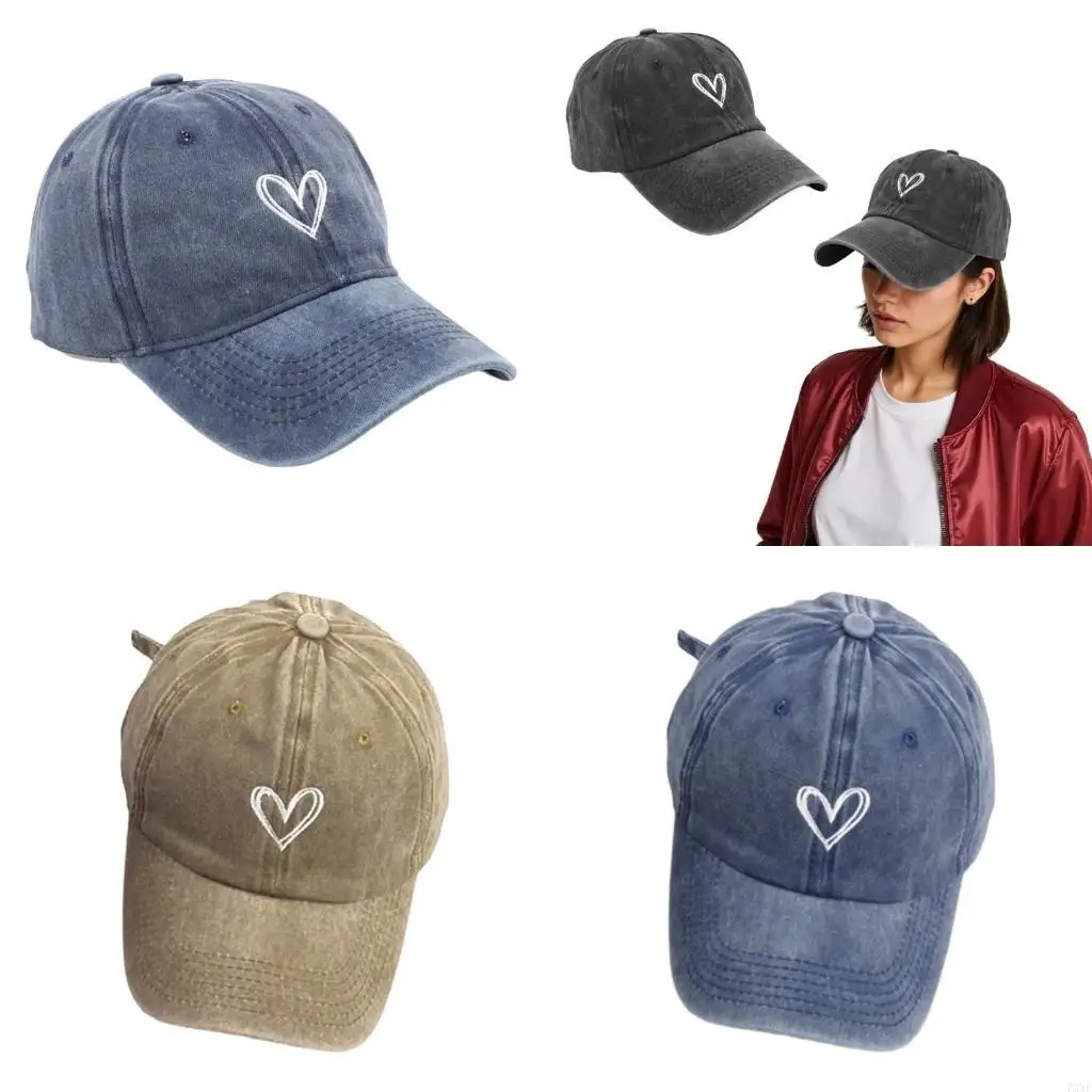 

72XE Breathable Baseball Hat for Women Girls Fashionable Adjustable Sports Hat
