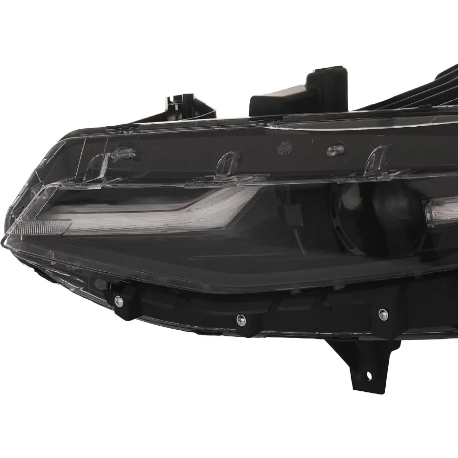 مجموعة جهاز عرض المصباح الأمامي LED لـ 20192024 تشيفي كامارو استبدال المصباح الأمامي للسائق الأيسر متوافق مع 84756145 845