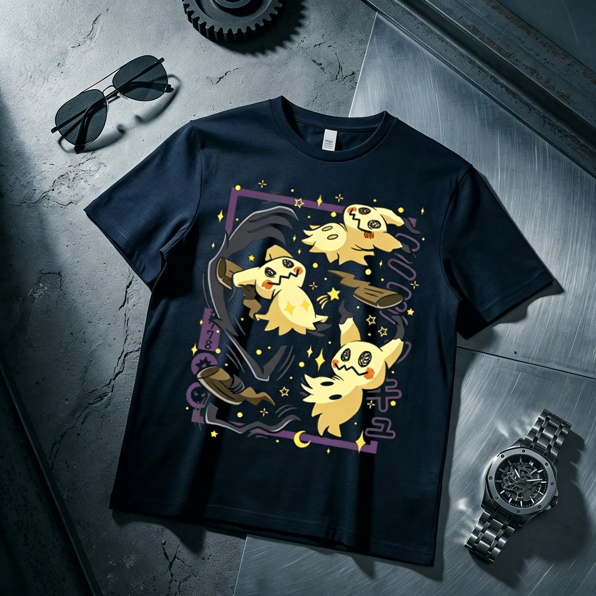 camiseta-grafica-pokemon-mimikyu-masculina-e-feminina-2026-verao-y2k-oversized-casual-manga-curta-top-roupa-pai-filho-streetwear