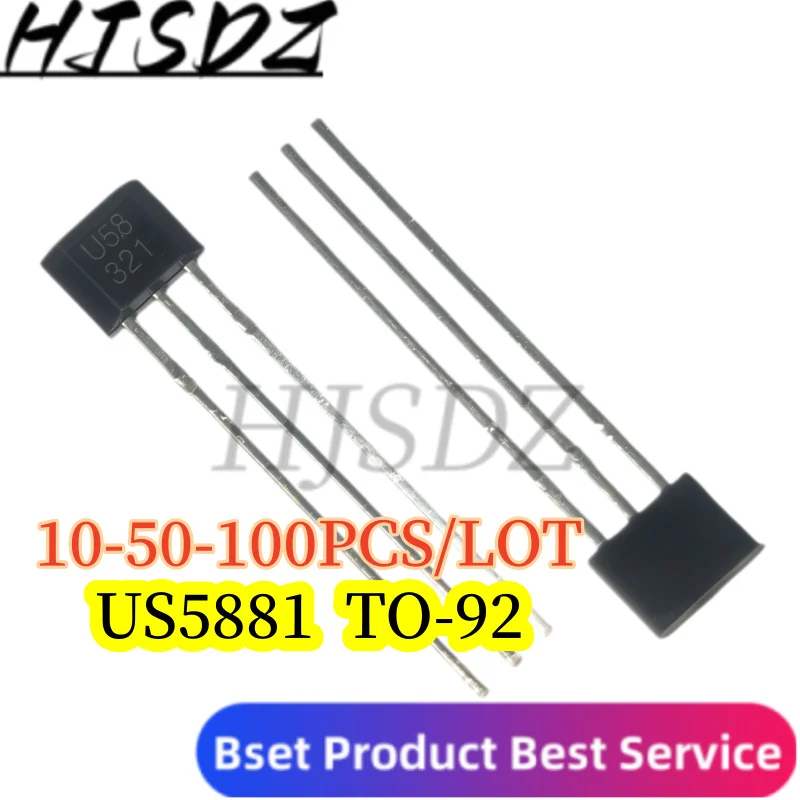 【10-50-100PCS/LOT】 US5881 TO92S US5881LUA TO-92 New Transistor