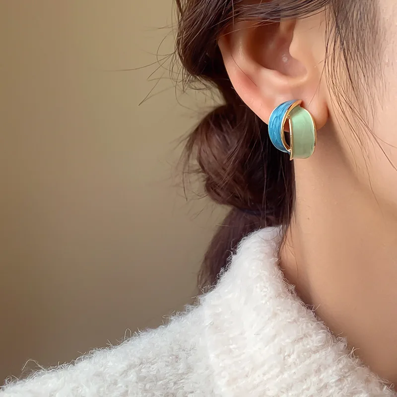 

Европейские и американские роскошные серьги высокого класса, стильные, модные, универсальные женские украшения.