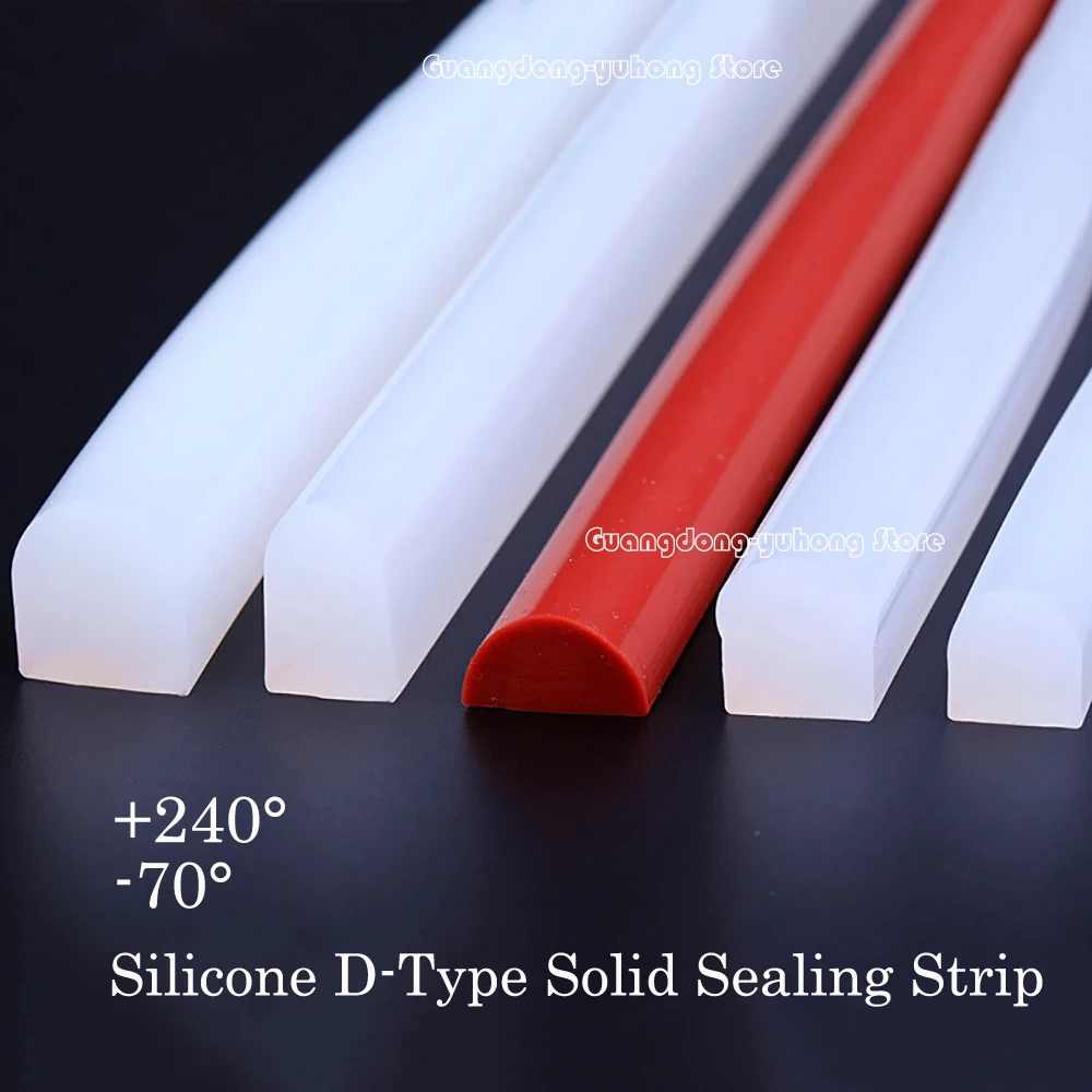 Silicon Solid Cord Self Adhesive High Temperature Oven Dryer Sealing Strip Bar Kitchen Countertop Bathroom Dry Wet Separation