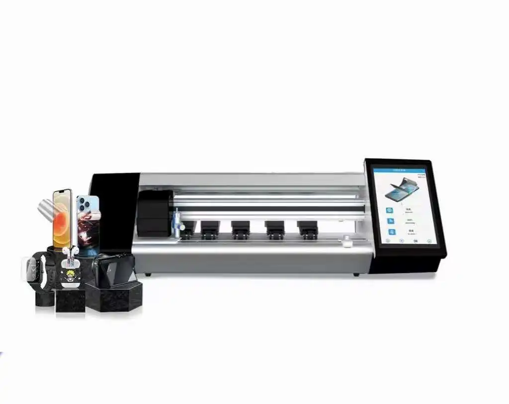 Factory Teneth High Quality TPU Hydrogel Customized Film Cutter Mobile Phone Film Cutting Machine With Full Touch Screen