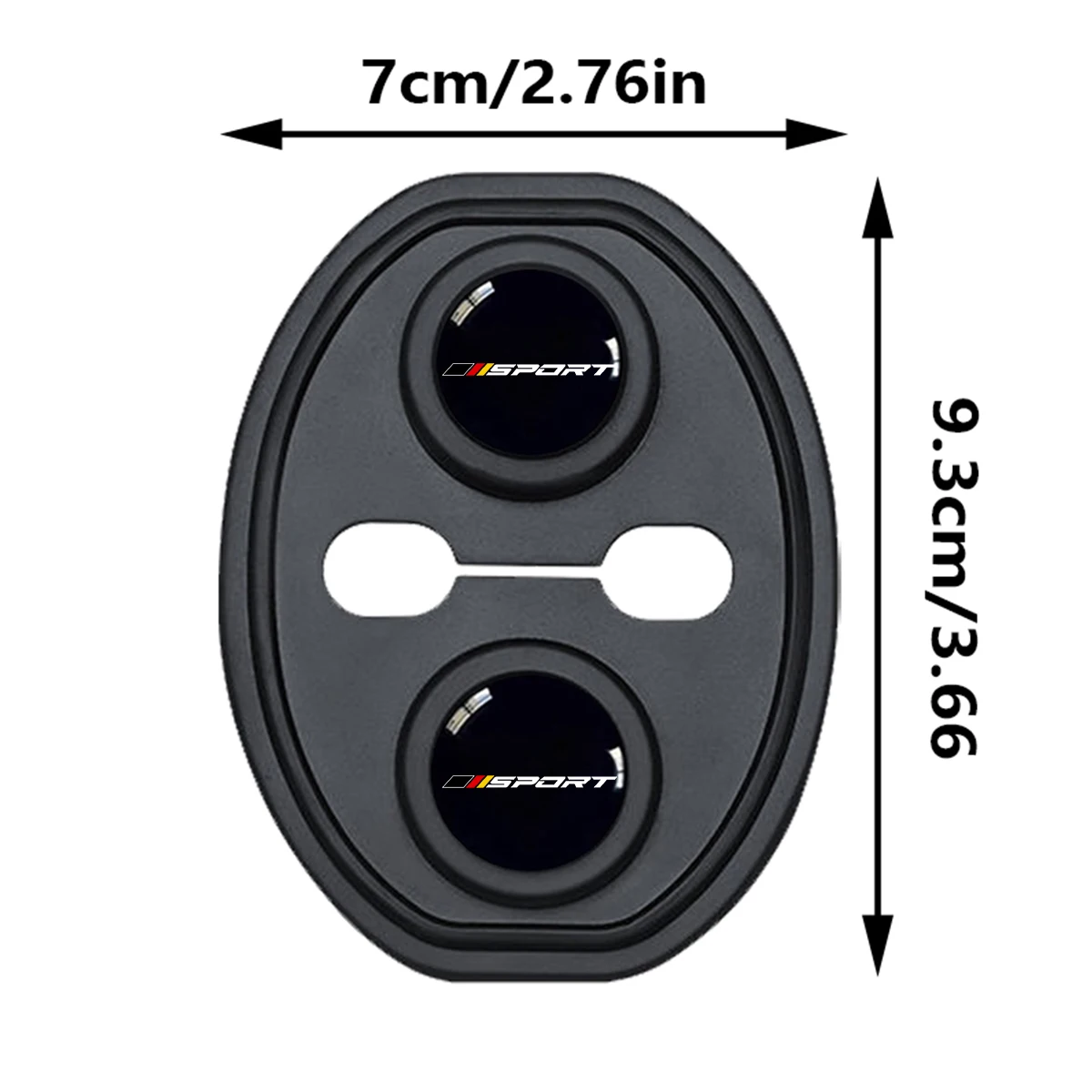 4pcs/set Car Door Lock Anti-scratch Case Buffer Shock Absorber Silent Accessories For Audi For Mercedes Benz For VW For Ford