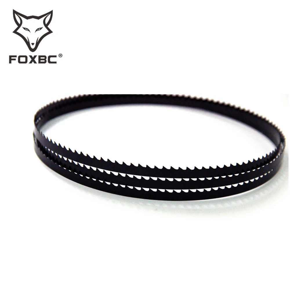 FOXBC 1445มม.ใบมีด1445X9.5X0.35มม.4 TPI สำหรับไม้ตัดไม้เครื่องมืออุปกรณ์เสริม2Pcs