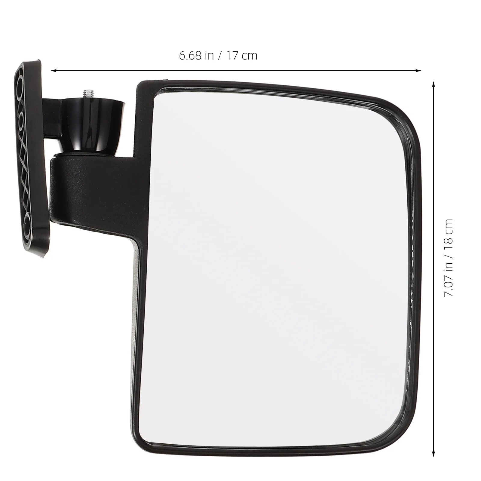 

1Pair Golf Cart Rear View Mirror Universal Replacement Sturdy Plastic Mirror for Golf Cart Accessories Rear View Mirrors
