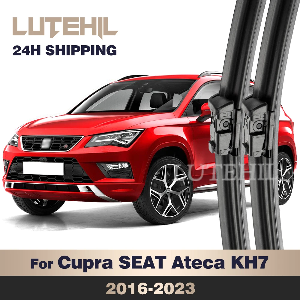

For Cupra SEAT Ateca KH7 2016-2023 2017 2018 2019 2020 2021 2022 Wiper Front Wiper Blades Windshield Windscreen Window 26"+18"