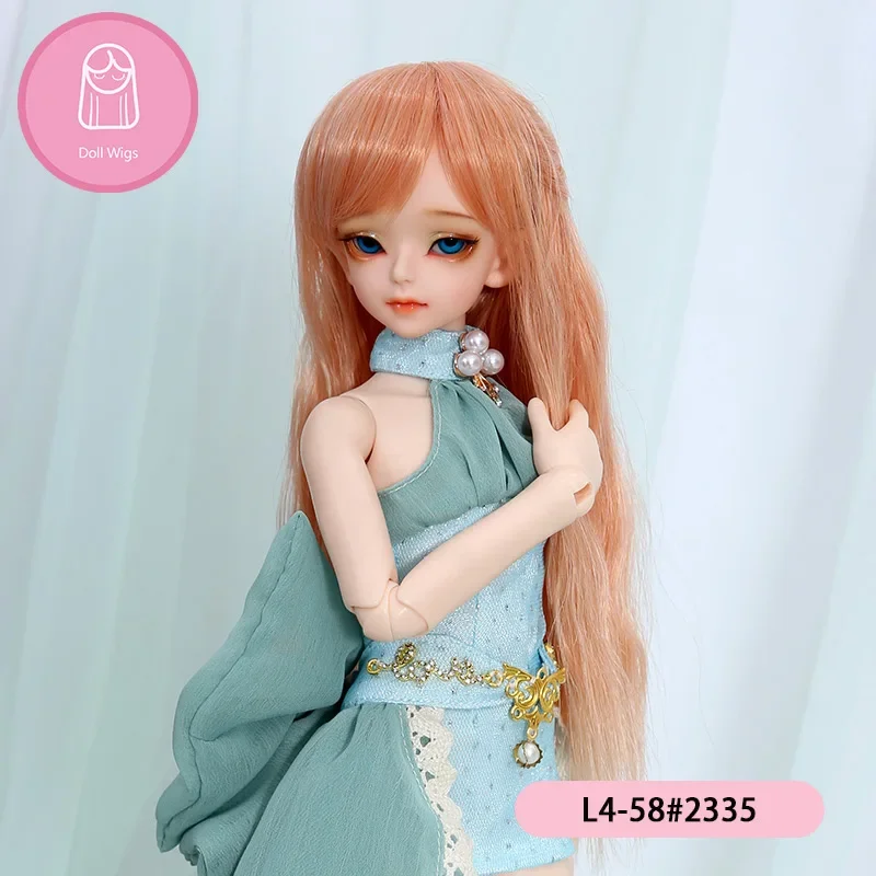 

Парик для куклы Teenie BJD, парик 7-8 дюймов 1/4, кукла Bella Girl с челкой, модные волосы