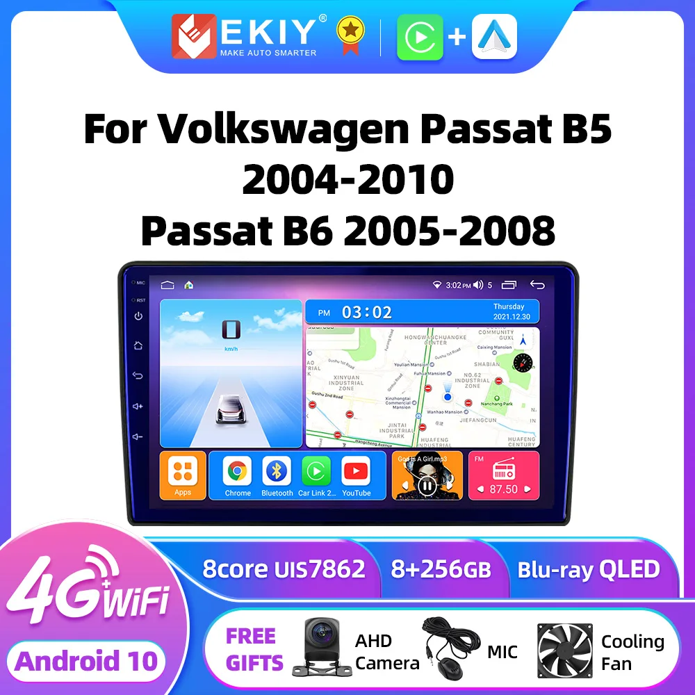 

EKIY T7 Android For Volkswagen Passat B5 2004-2010 Passat B6 2005-2008 Car Radio Multimedia Video Player Stereo Navi GPS No 2din