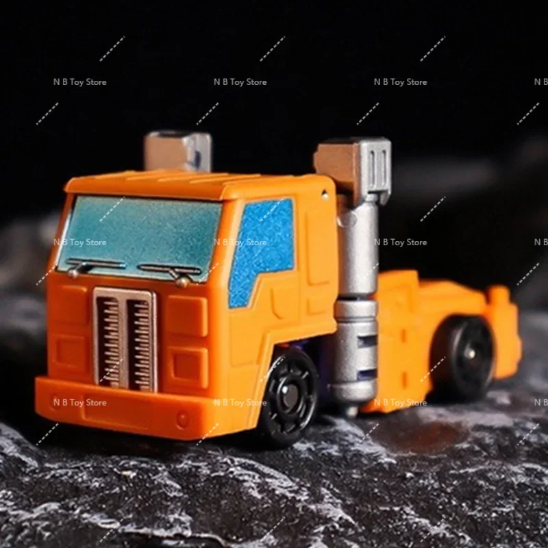 Square and Magical Action Figures for Children, Mini Transformation Robot with Box, MSB16A, Flee, Metallic Color, New, in Stock