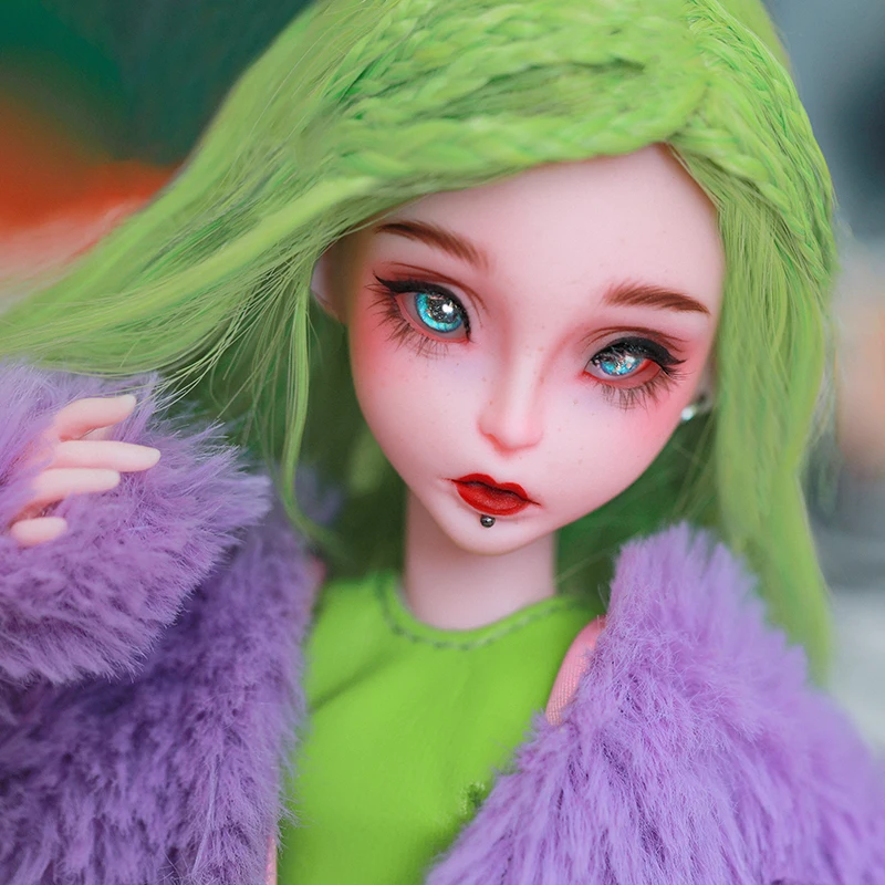 Nowy projekt Yomi BJD Doll 1/6 fajne dziewczyny żywiczne zabawki jasne kolorowe komplet prezent modne lalki