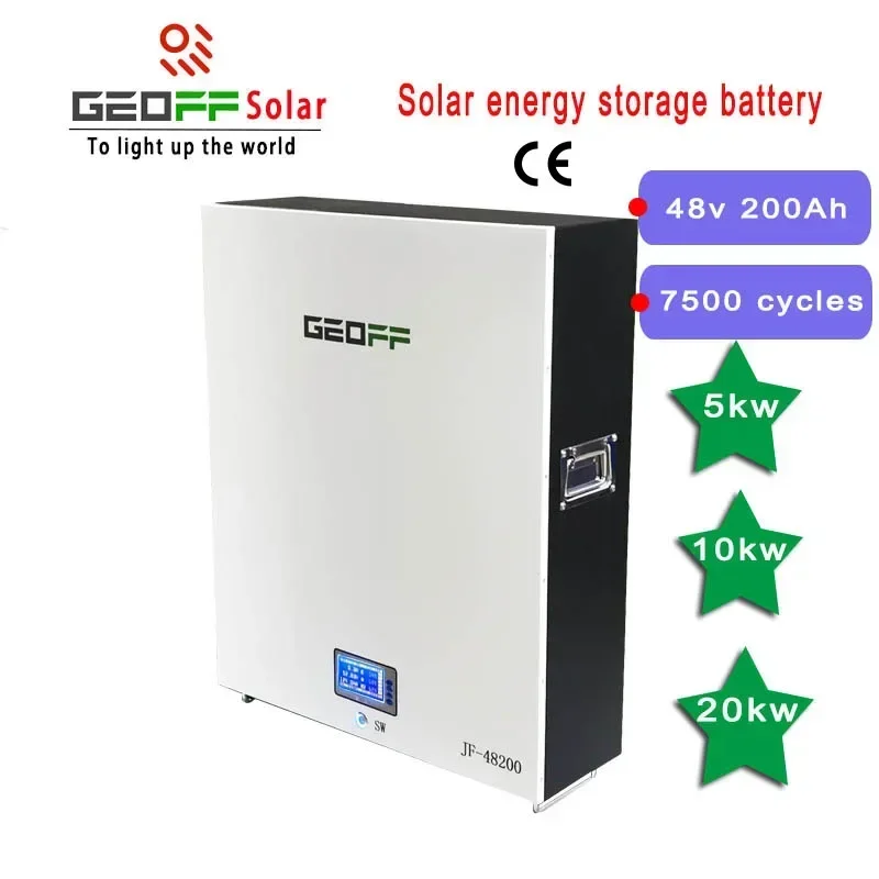 5KW 10KWA المنزلية الخلايا الشمسية نظام تخزين الطاقة 48 فولت 51.2 فولت الحائط حياة طويلة المنزل إمدادات الطاقة الشمسية