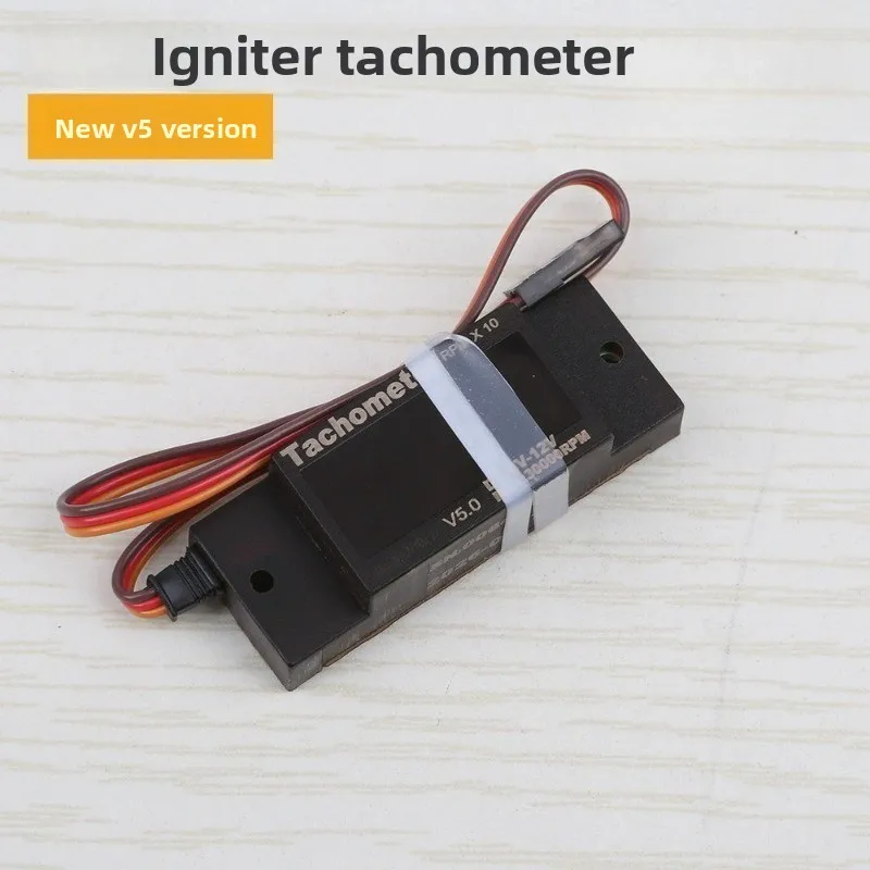 V5 Ignition Tachometer With Voltage Display Gas Engine RPM Speed Meter RC Aircraft Motor Test Replacement Measuring Tool