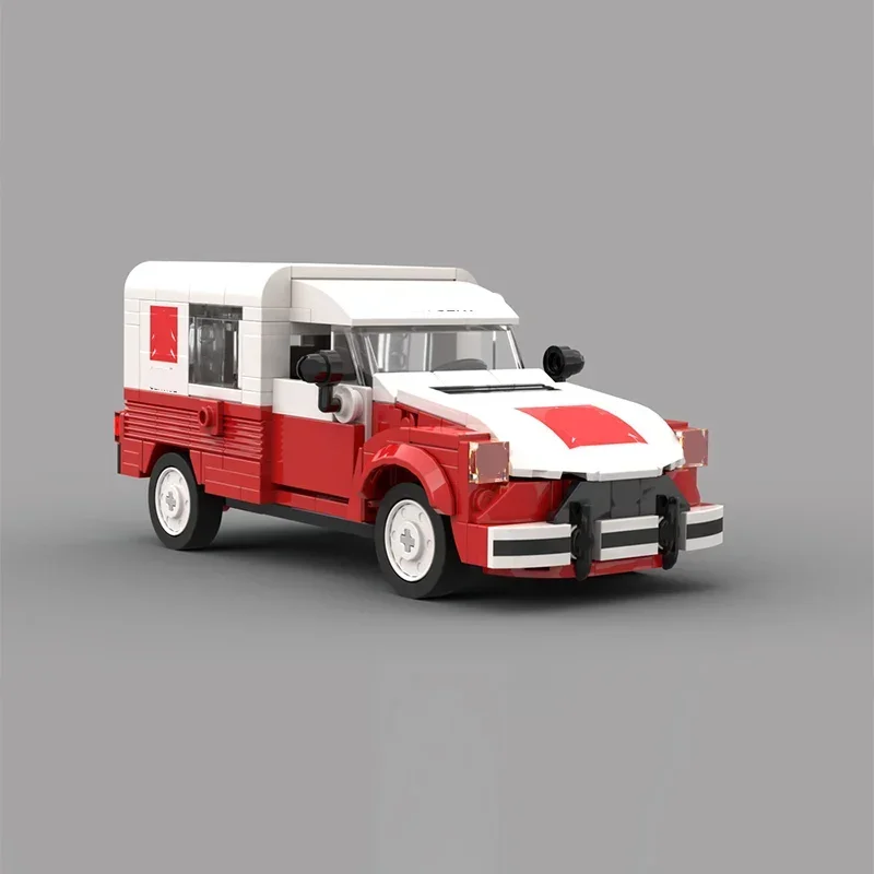 Speed Hypercar Model MOC Building Bricks Hypercar Citroën Service Modular Holiday Assemble Children Toys Suit Technology Gifts