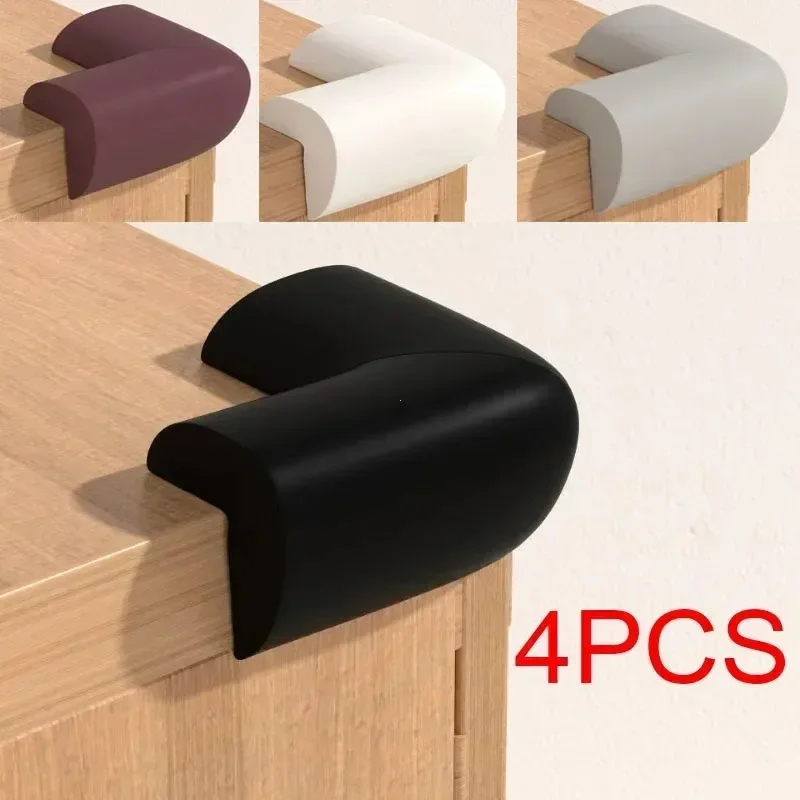 4pcs Child Baby Colorful Protector Strip Soft Edge Table Corners Protection Guards Cover Toddler Infant Anticollision