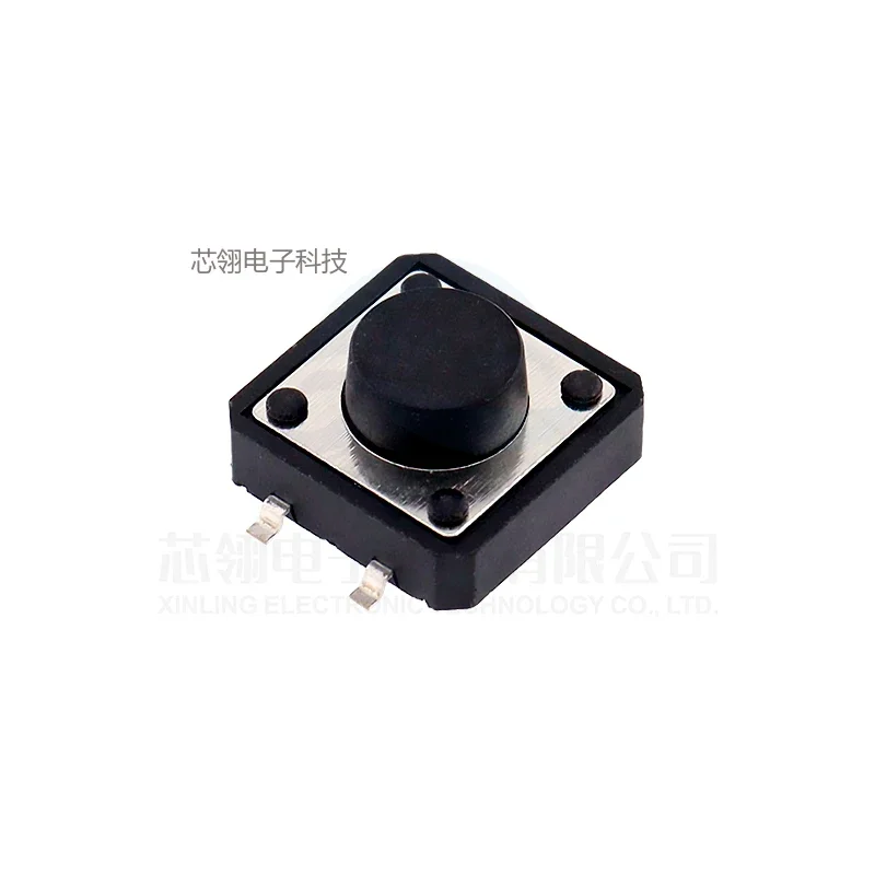 Fotografia 5: 4 pinos pcb tátil botão interruptor dip 4pin micro interruptor 12*12*4.3/5/6/7.3/8/9/10mm interruptor de chave/botão