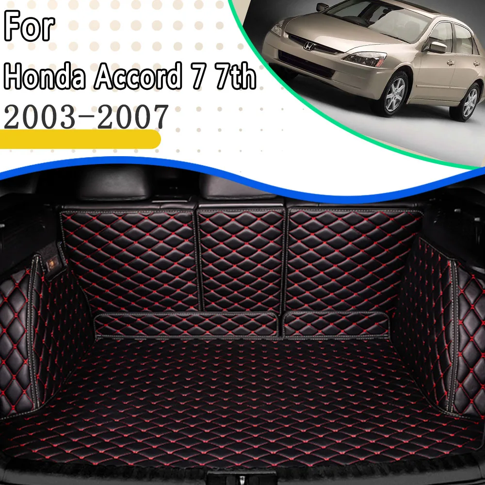 

For Honda Accord 7 7th 2003 2004 2005 2006 2007 Car Rear Trunk Mat Interior Decoration Car Trunk Storage Pad Car Accessories