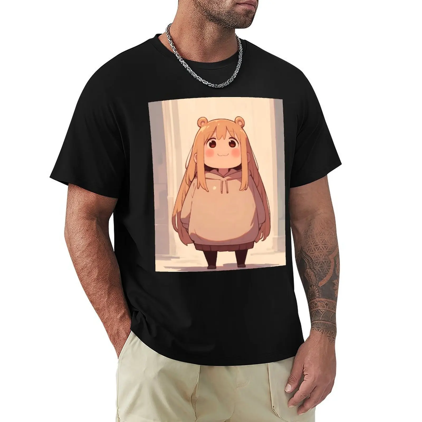 

Umaru-chan - 15 T-Shirt sweat valentines clothes Short sleeve tee luxury t-shirt plain black t shirts men