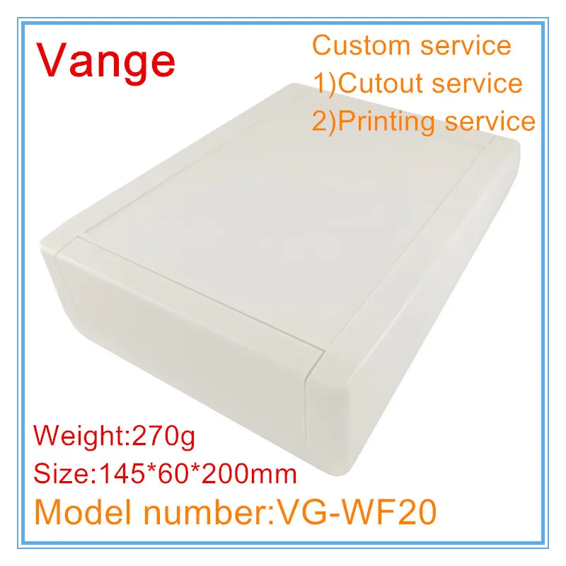 

Vange PCB project box 145*60*200mm ABS plastic instrument housing diy