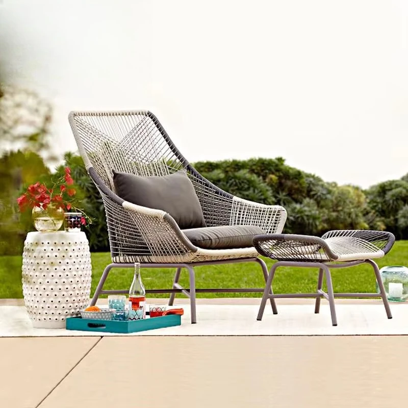 

# Design Three-Piece Outdoor Leisure Furniture Set Sofa Coffee Table Chairs For Courtyard Garden Balcony