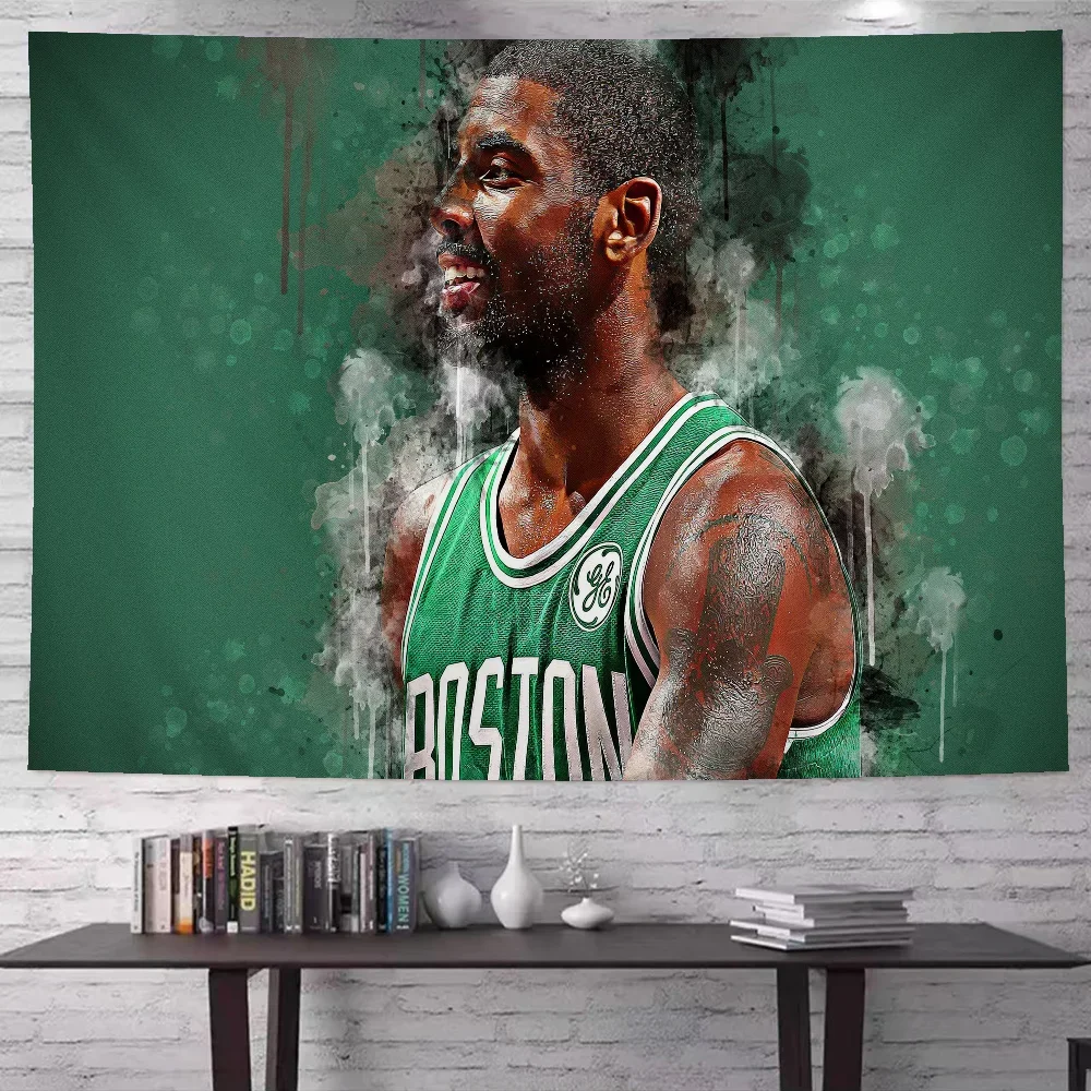Tapiz colgante de estrella deportiva Kyrie Irving, decoración de pared de Buda indio, brujería, Hippie bohemio, colgante de pared Hippie barato