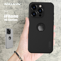For iPhone 16 Pro Max / 16 Pro Case Nillkin Frosted Pro with LOGO Cutout Camera Protection Back Cover for iPhone 16 Plus