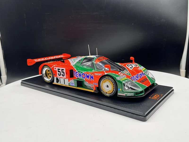 IXO 1:18 Scale Diecast Alloy Mazda 787B 55# Toys Cars Model Classics Nostalgia Adult Collection Souvenir Gifts Static Display