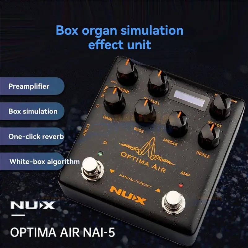 ABJM-NUX OPTIMA AIR NAI-5 Electric Guitar Effects Preamplifier And Acoustic Guitar Simulator - view 6