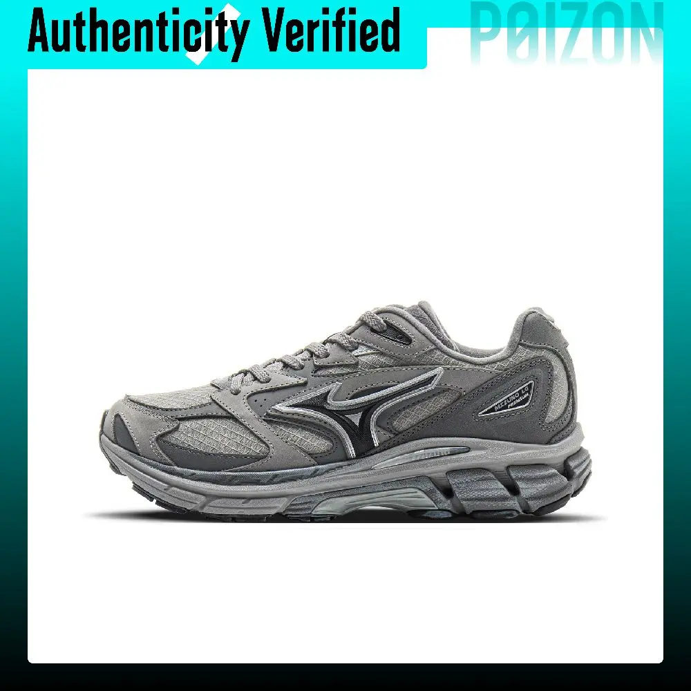 Mizuno LG Premium Comfortable Abrasion Resistant Low top Running Shoes Unisex Shark Gray D1GH241107