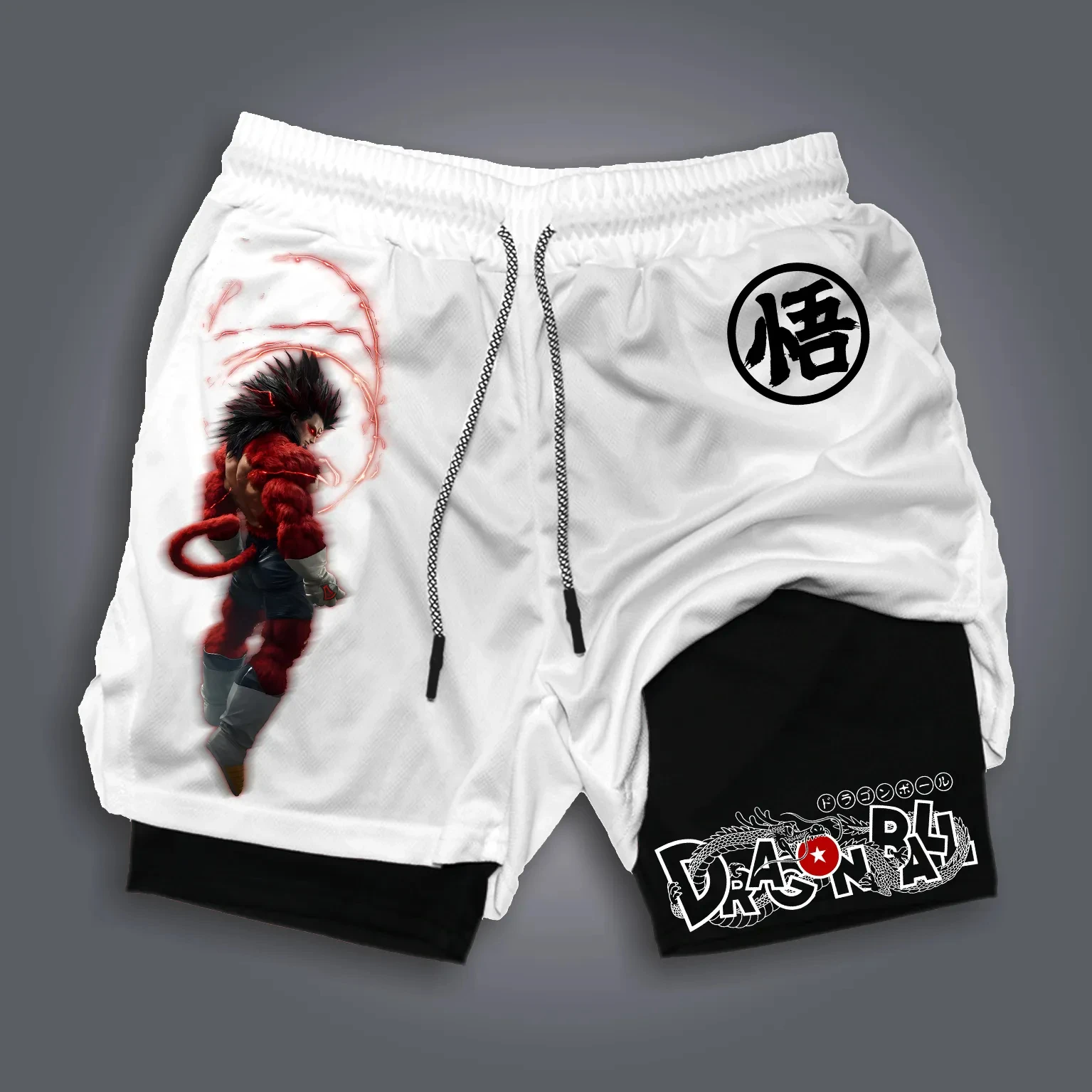 

2025 Y2K Dragon Ball Z Shorts - Licensed Goku Double Layer Training Shorts, Ultra Comfortable & Stylish for Sports Fans