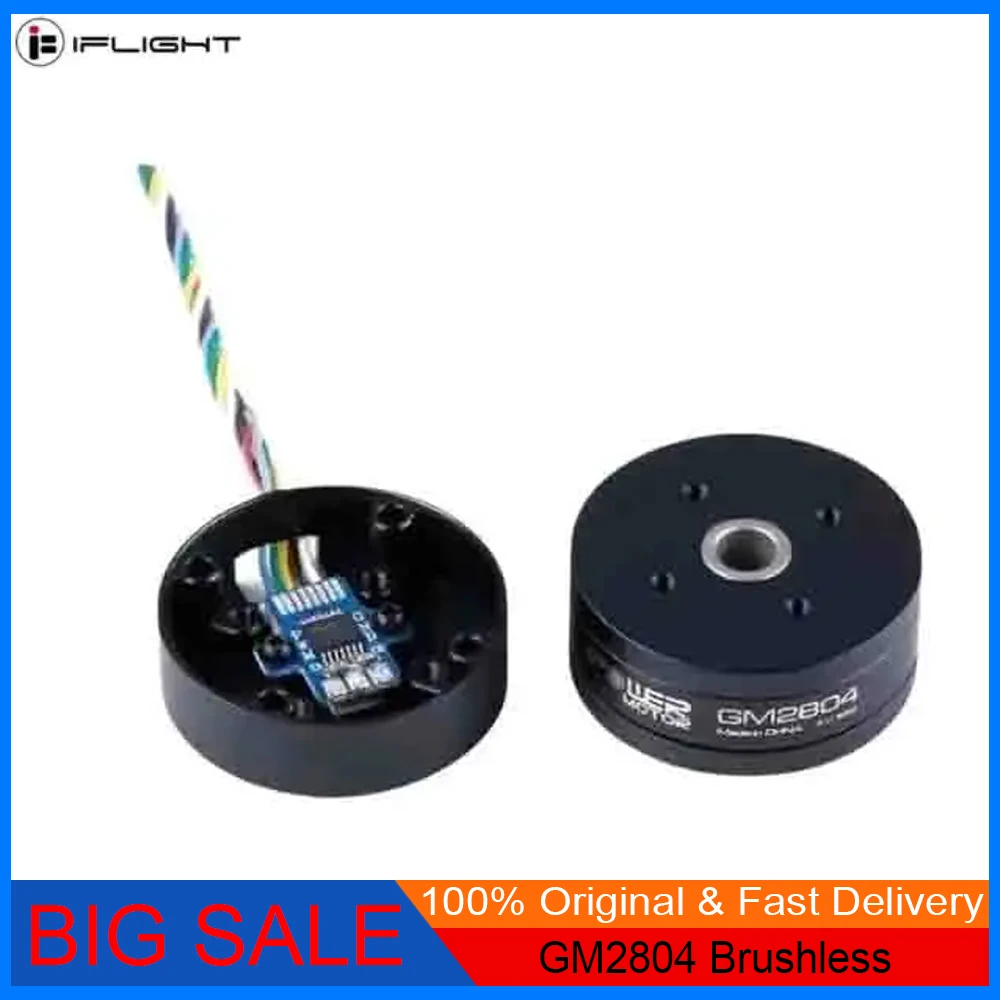IFlight IPower GM2804 moteur à cardan sans brosse avec encodeur AS5048A/boîtier en aluminium pour systèmes de stabilisation de caméra outils RC