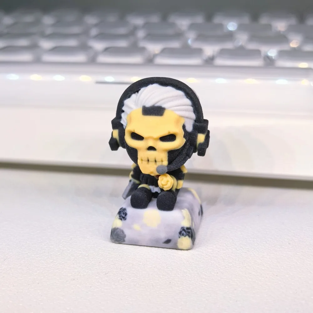 Anime Keycaps Custom ESC 1u Personalized Resin Point Artisan Keycap Cute Cartoon VALORANT Key Cap Mechanical Keyboard Accessory