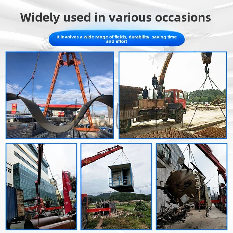 Lifting chain, sling, hook, grappling hook, special binding lifting hook for unloading steel bars