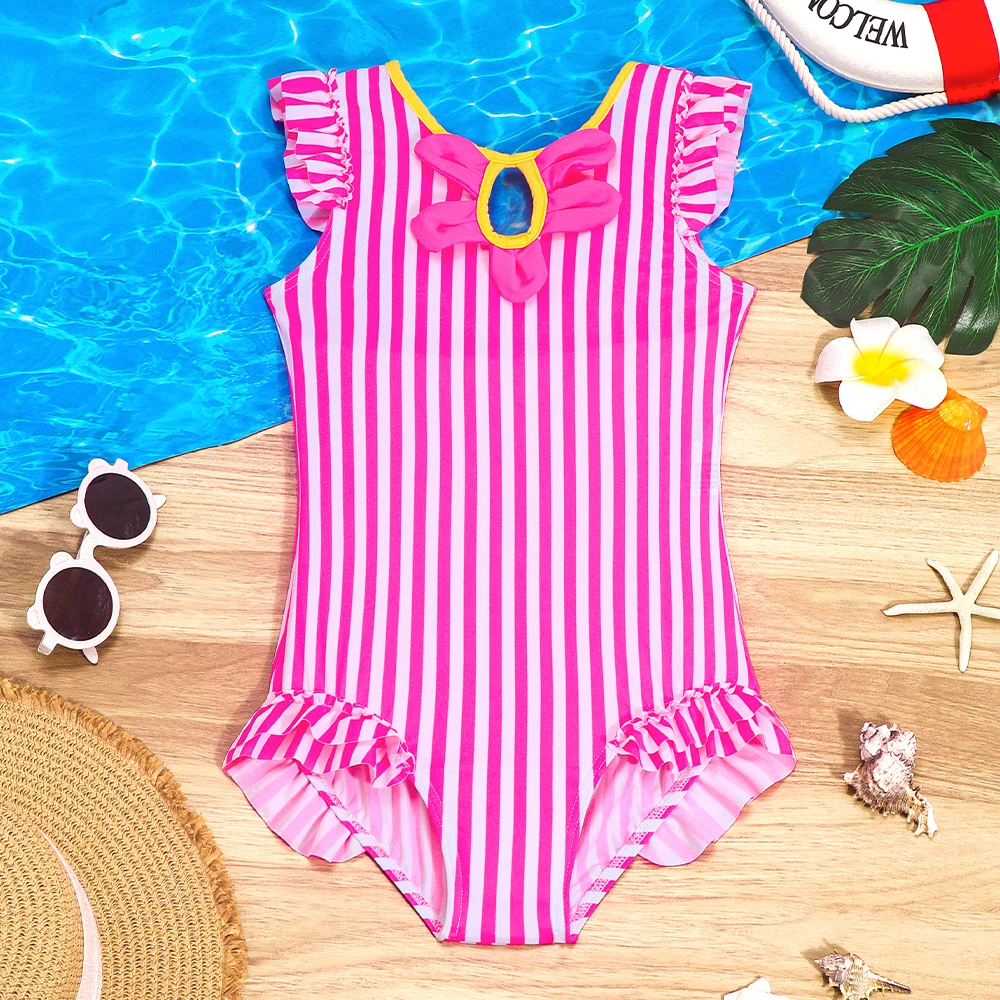 Badeanzug für Babys, gestreift, Badeanzüge, Sommer, Strand, Badeanzug für Kinder, einteiliger Badeanzug