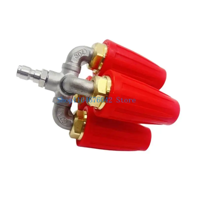 652F Sturdy Copper Pressure Washer Rotating Sprays Head For Hard Cleaning Job