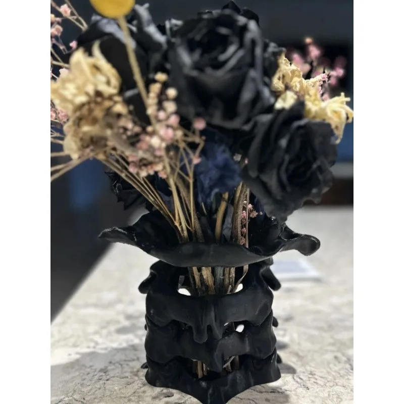 محاكاة العمود الفقري حامل قلم حامل فرشاة العمود الفقري حامل القلم الرصاص الطبية طالب هدية ثلاثية الأبعاد زهرية صندوق تخزين مكتب منظم سطح المكتب