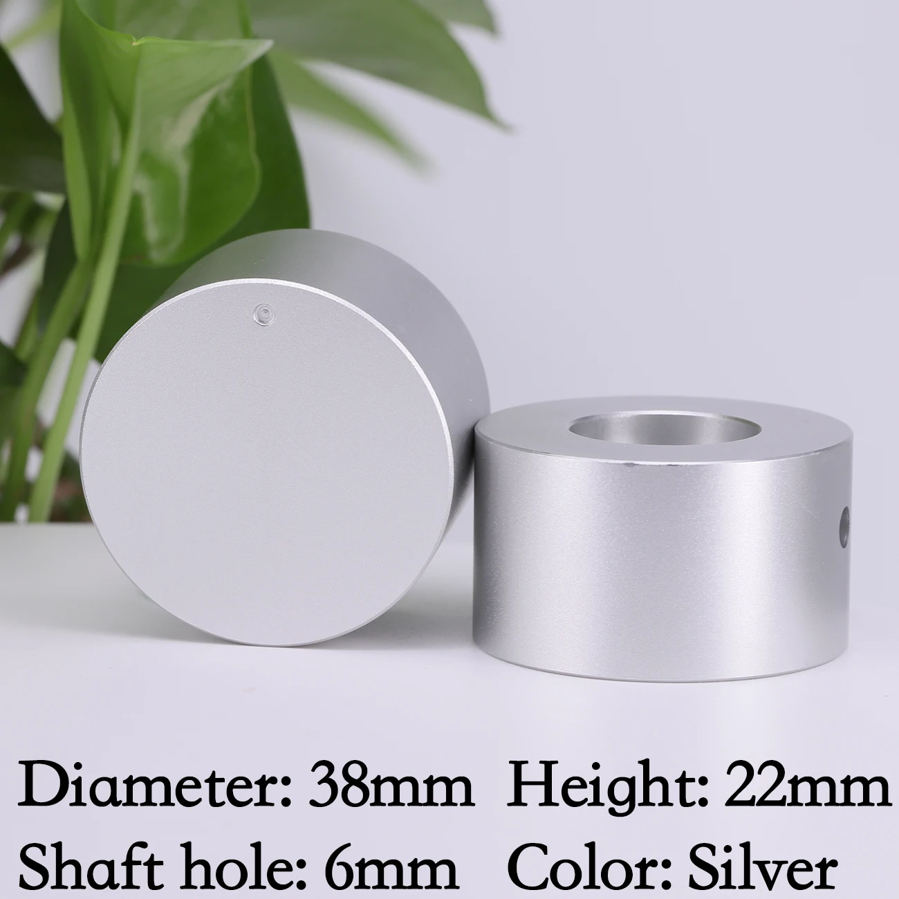 1PC 30mm 38mm 44mm High-quality Solid Aluminum Volume Potentiometer knob Button HIFI Car Audio AMP Speaker Volume Control  Knob - Image 4