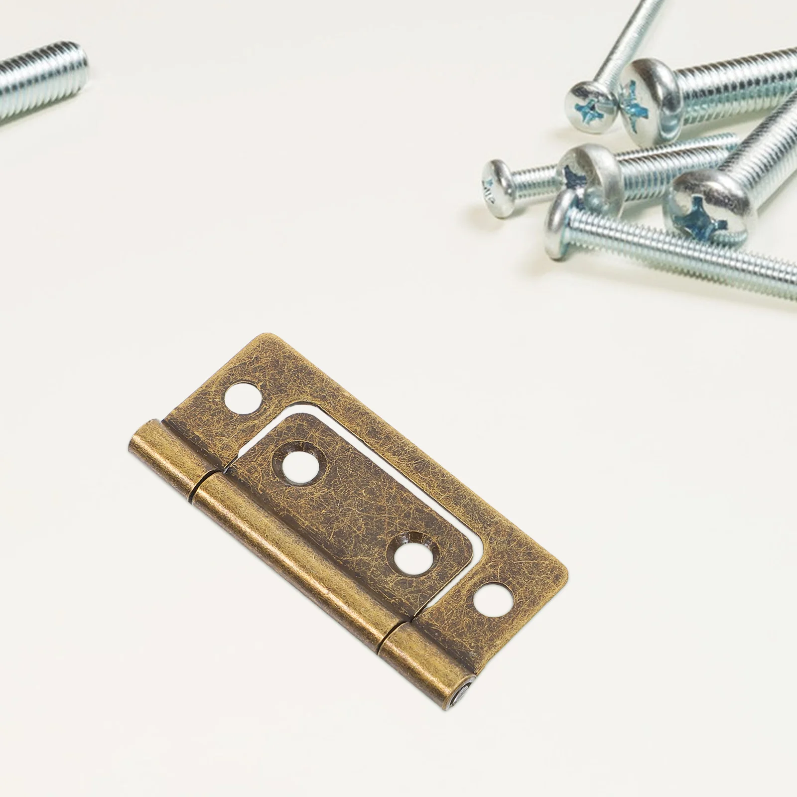 

12Pcs Iron Hinges Thickened Door Cabinet Hinges Small Furniture Hardware for Drawer Shutter Replacement