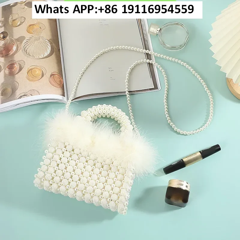 

Жемчужная обеденная сумка в европейском и американском стиле, банкетная сумка в женском стиле, качественная сумка