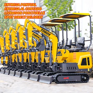 1 طن حفارة صغيرة الصانع Kubota Engine Digger 1000 كجم حفارة صغيرة زراعية قابلة للتخصيص EURO 5 للبيع أفضل 10 حفارات صغيرة - رقم 4