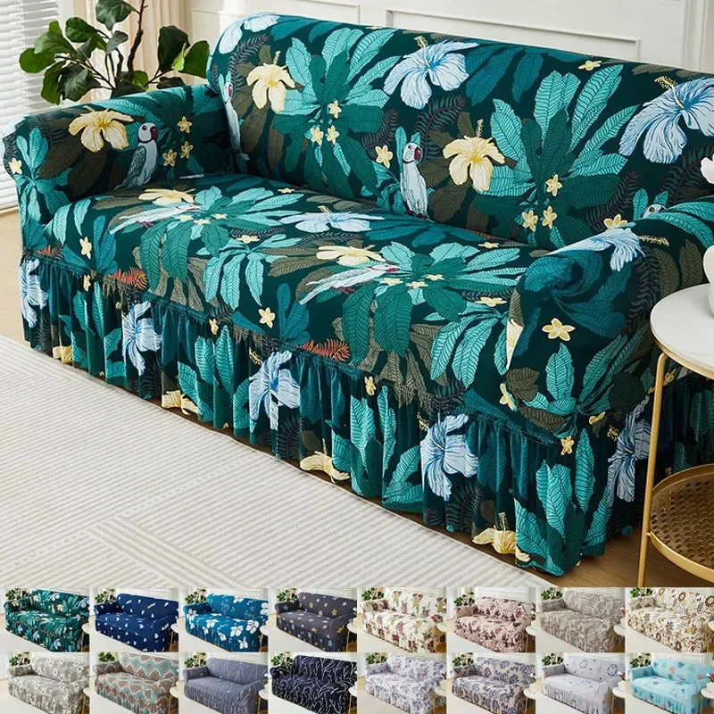 

Geometric Sofa Cover for Living Room Adjustable Couch Cover Corner L Shape Stretch Sofa Slipcover Combination Chaise Home Decor