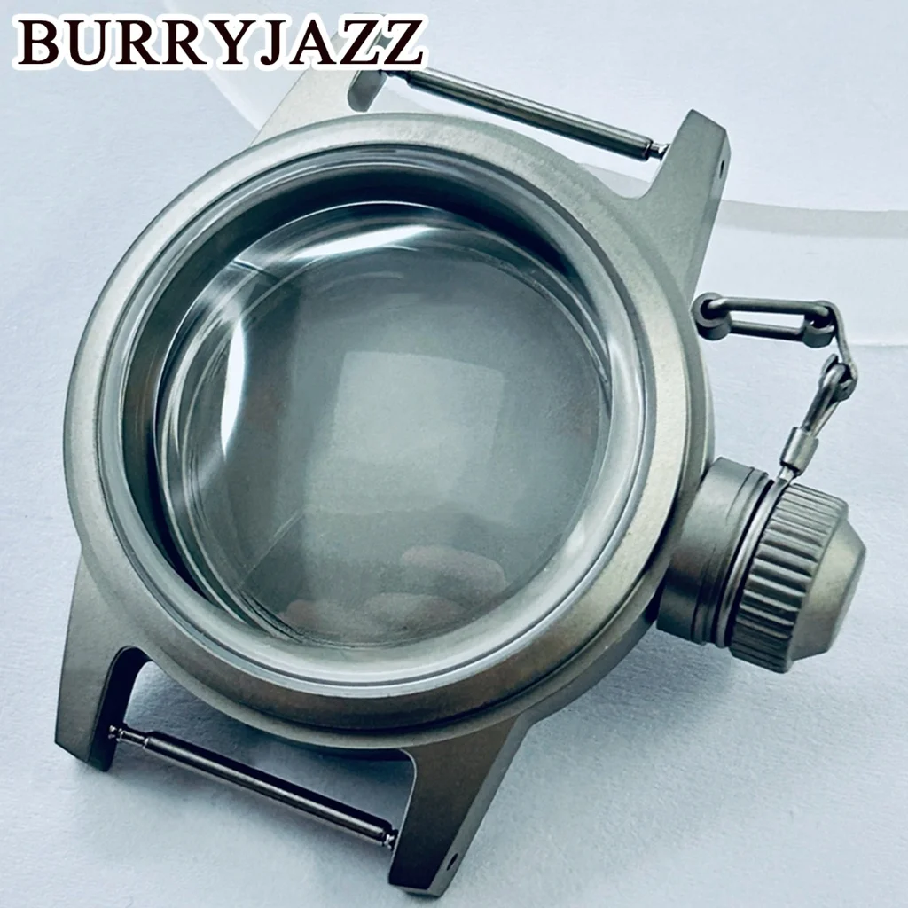 

Vintage Style 36mm Stainless Steel Sandblast Frogman Dive Watch Case with Arched Sapphire Glass NH34 NH35 NH36 NH37 NH38 NH39