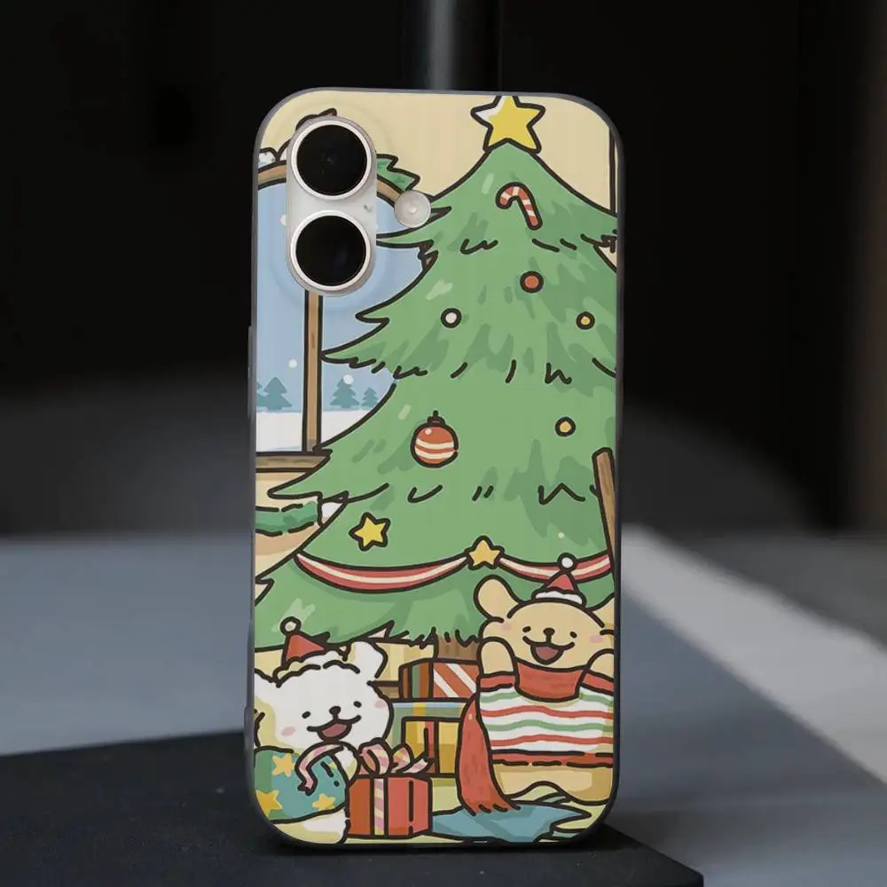 Maltese Lijn Hond Telefoon Case Voor IPhone 11 12 13 14 15 16 17 Pro Max PLUS Pro Wave Gegolfd siliconen Case