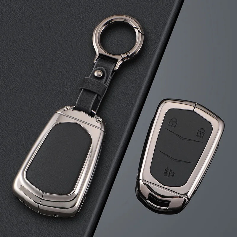 Zinc Alloy Car Key Case Suitable for Cadillac Escalade ESV XT5 XT4 XT6 CT5 CT6 CT4 XTS Car Key Case Accessories