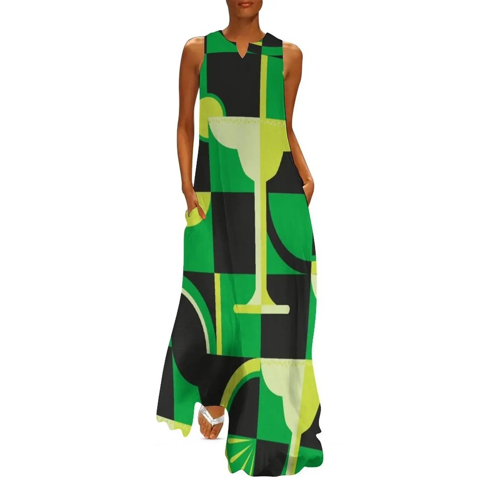 

Margarita Long Dress Cocktail of dresses elegant dresses plus sizes long dress women summer summer women's dress 2025